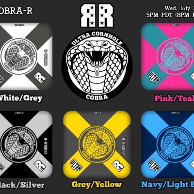 Cobra-R Release White Grey and Pink Teal