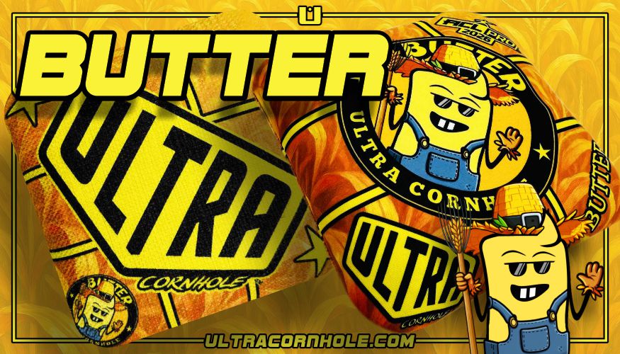 Ultra Cornhole Butter Corn hole bean bags 2026 ACL Pro Scarecrow Orange