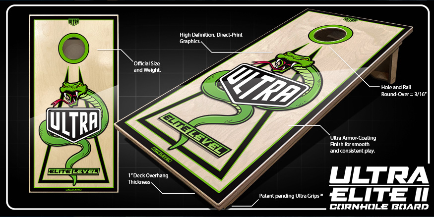 Ultra Elite 2 Cornhole Boards