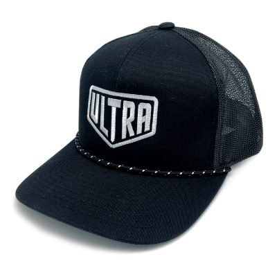 Ultra Rope Trucker Hat Black
