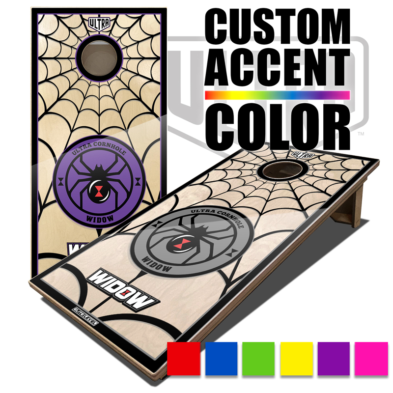 Ultra Elite 2 Cornhole Boards Widow Select Color