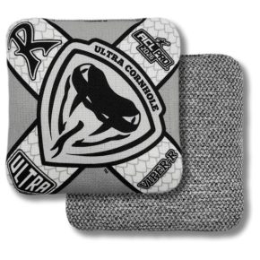 Ultra Cornhole Viper-R Corn hole bean bags 2026 ACL Pro Gray hybrid carpet