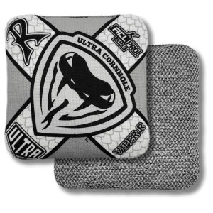 Ultra Cornhole Viper-R Corn hole bean bags 2026 ACL Pro Gray hybrid carpet