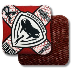 Ultra Cornhole Viper-R Corn hole bean bags 2026 ACL Pro Red hybrid carpet