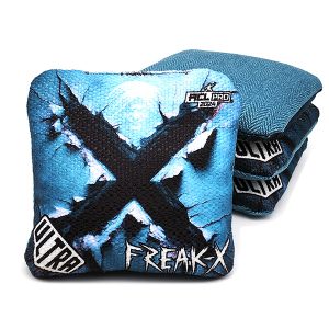 Ultra Freak-X Teal Blue 2024 c ACL PRO Cornhole Bags Ultra Freak-X Teal Blue 2024 c