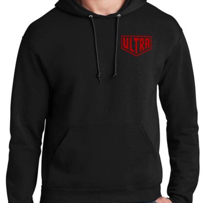 Ultra Cornhole Hoodie Black/Red