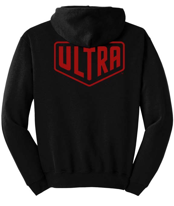 Ultra Cornhole Hoodie Black/Red