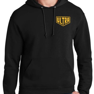 Ultra Cornhole Hoodie Black/Yellow