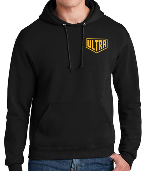 Ultra Cornhole Hoodie Black/Yellow