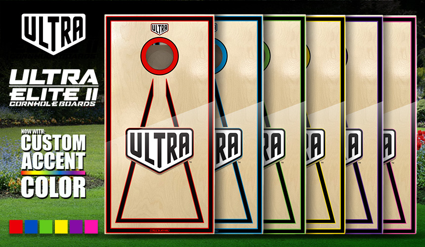 Ultra Elite 2 Cornhole Boards Ultra 1 Select Color