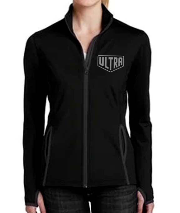 Team Ultra Zip Up Sport Wick Jacket Women's Black
