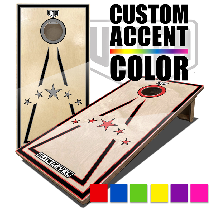 Ultra Elite 2 Cornhole Boards 5 Star Select Color