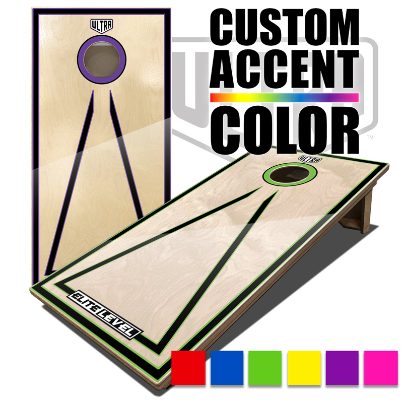 Ultra Elite 2 Cornhole Boards Triangle Select Color