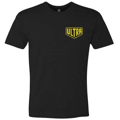 Ultra Logo T-shirt Black and Yellow