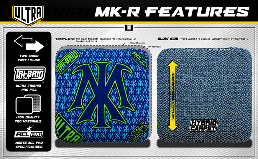 Ultra MK-R ACL Pro Cornhole Bags Features