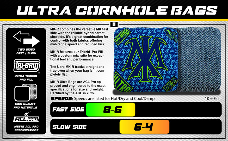 Ultra MK-R Speed ACL Pro Cornhole Bags