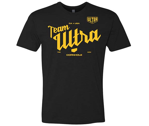 Team Ultra T-shirt Black and Yellow