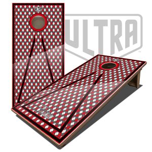 Ultra Elite II Wood Argyle Red Cornhole Boards Ultra Elite II Wood Argyle Red Cornhole Boards
