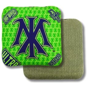 Ultra Cornhole MK-R Corn hole bean bags 2026 ACL Pro Green and Purple hybrid carpet