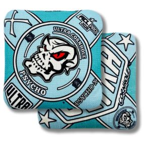 Ultra Cornhole Psycho-X Corn hole bean bags 2026 ACL Pro Light Blue