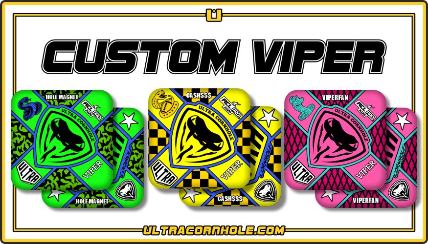 Ultra Cornhole Viper Custom Corn hole bean bags 2026 ACL Pro