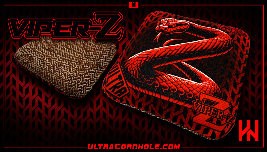 Viper-Z Ultra Cornhole ACL Pro Cornhole Bags Red-Z