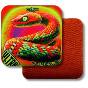 Ultra Cornhole Viper-X Corn hole bean bags 2026 ACL Pro Neon Orange