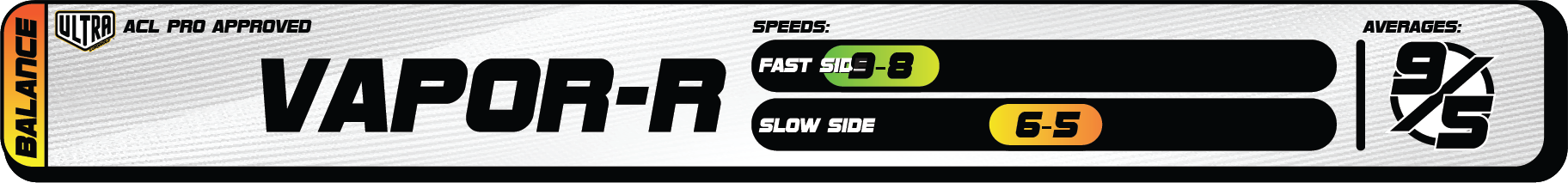 2026 Ultra Speed Chart Vapor-R