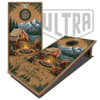 Ultra Elite II Cornhole Boards - Camping Edition