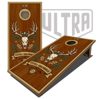 Ultra Elite II Cornhole Boards - Rustic Edition