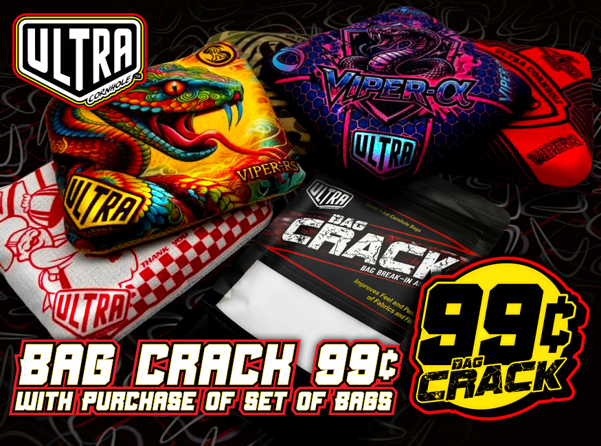 Bag Crack $0.99 with purchase of Cornhole Bag Set