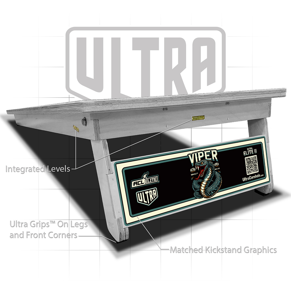 Ultra Cornhole Boards - Classic Viper - Image 3