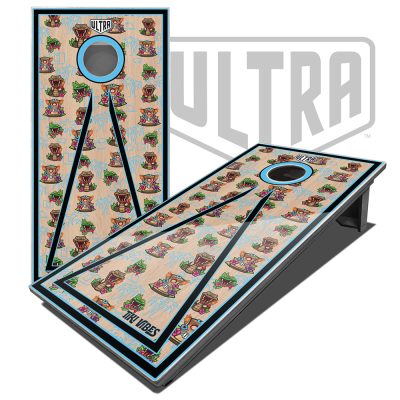 Ultra Cornhole Boards - Tiki Vibes